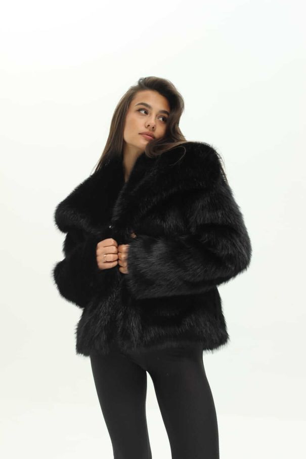 Шуба чорна