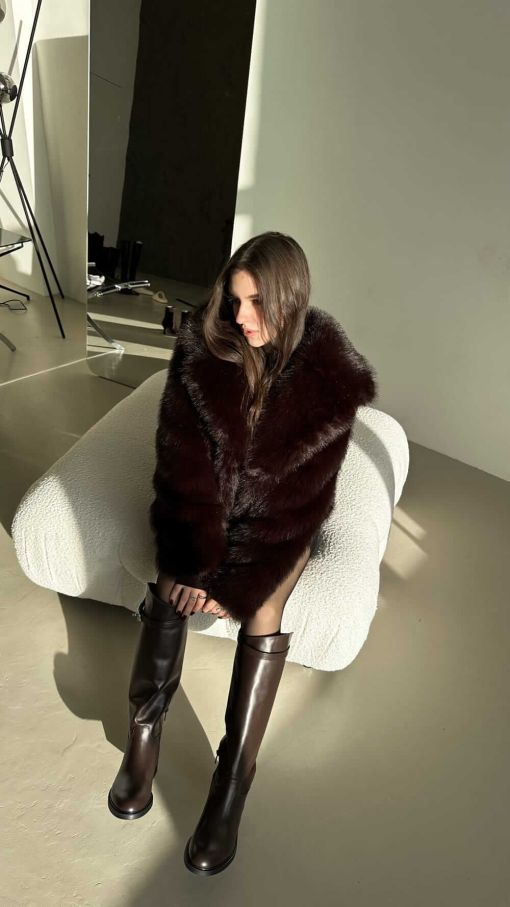 Шуба шоколадна