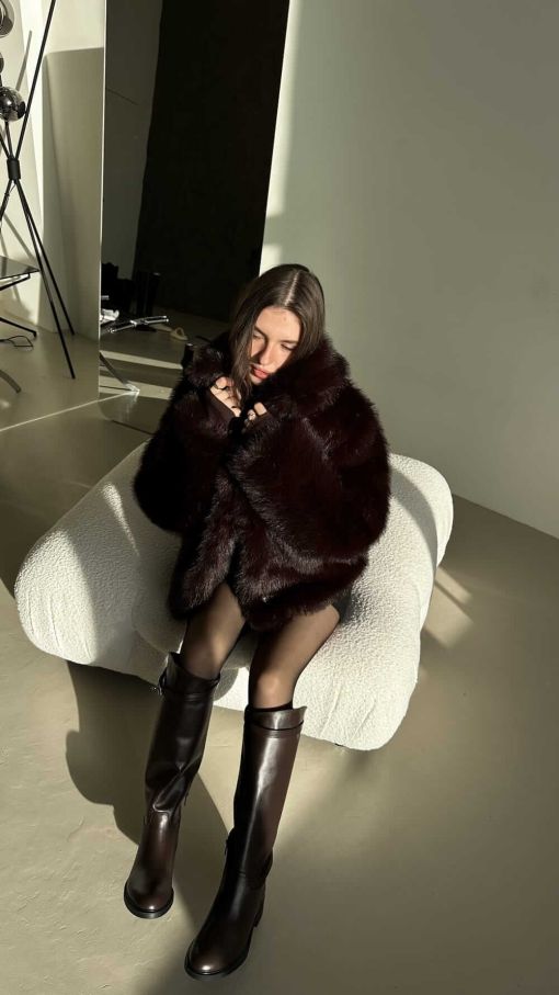 Шуба шоколадна