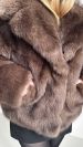 Шуба коричнева