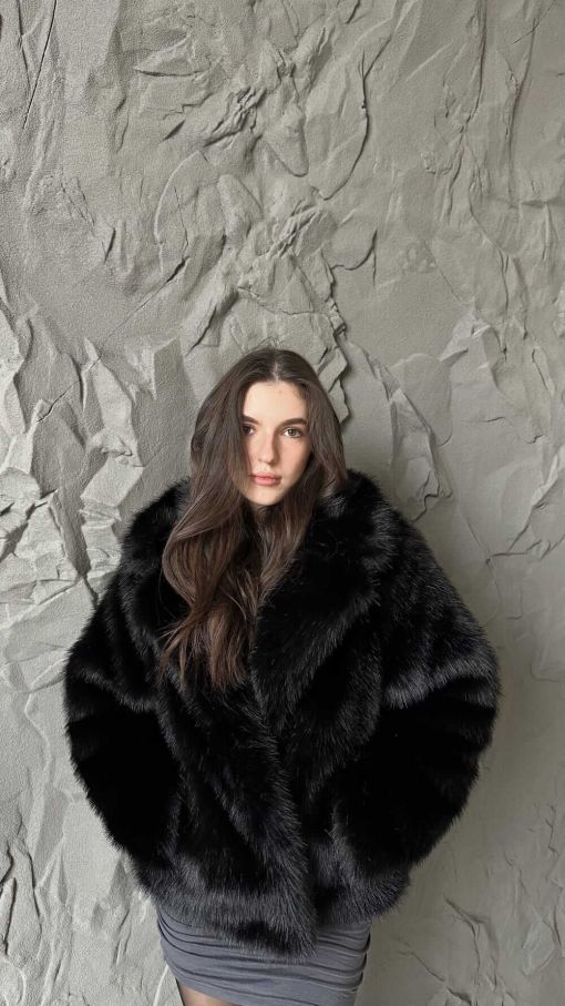 Шуба чорна