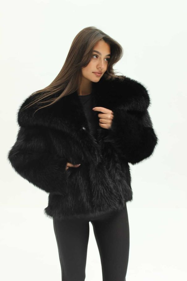 Шуба чорна