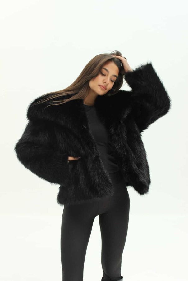 Шуба чорна