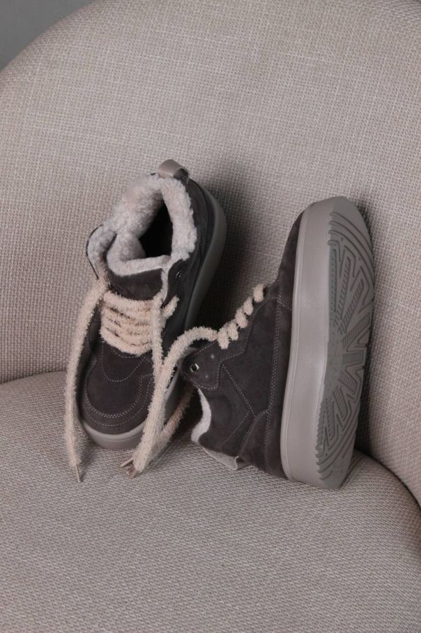 Високі кеди на хутрі