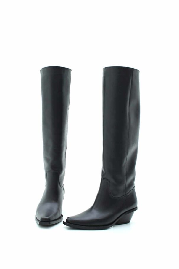 Ковбойки високі шкіряні