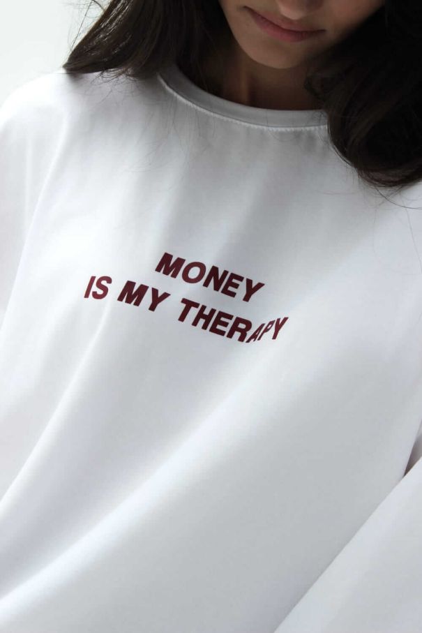 Лонгслів "Money is me teraphy"