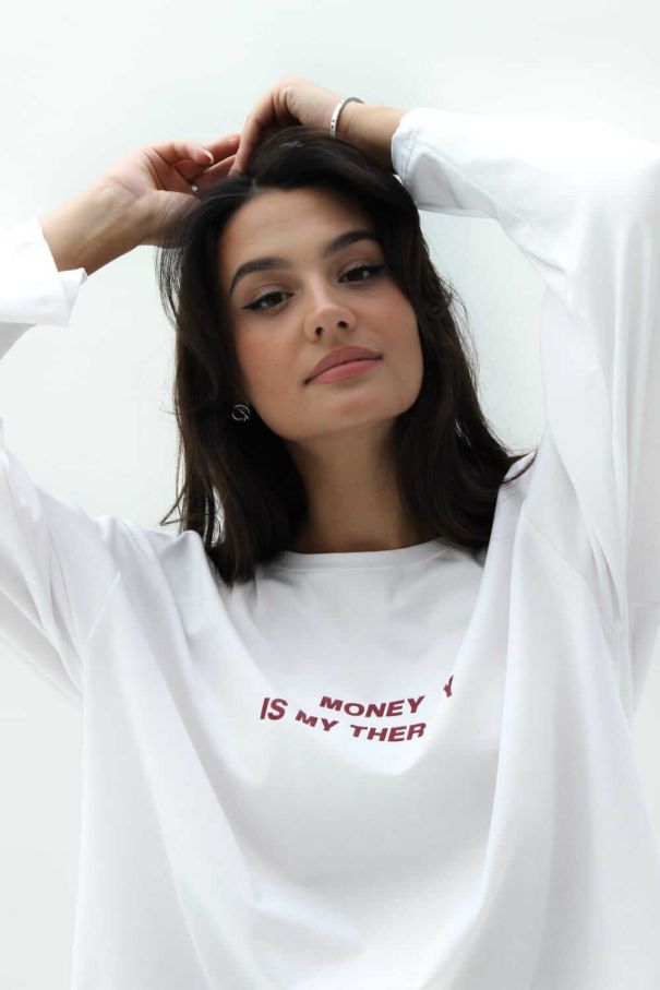 Лонгслів "Money is me teraphy"