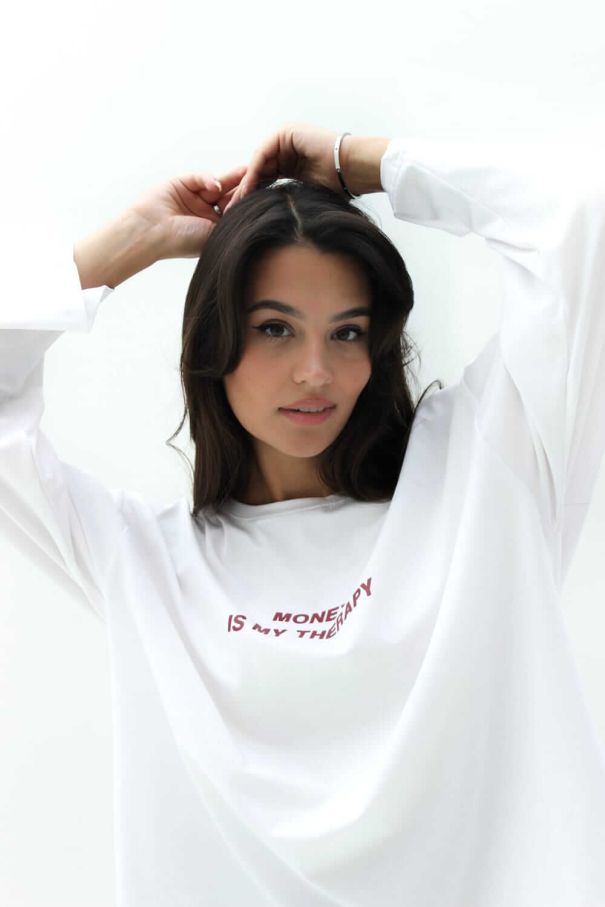 Лонгслів "Money is me teraphy"