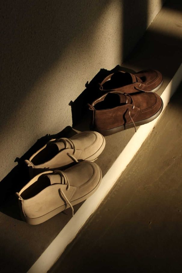 Клоги Terry молочні замшеві