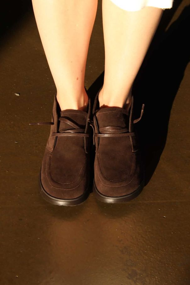 Клоги Terry шоколадні замшеві