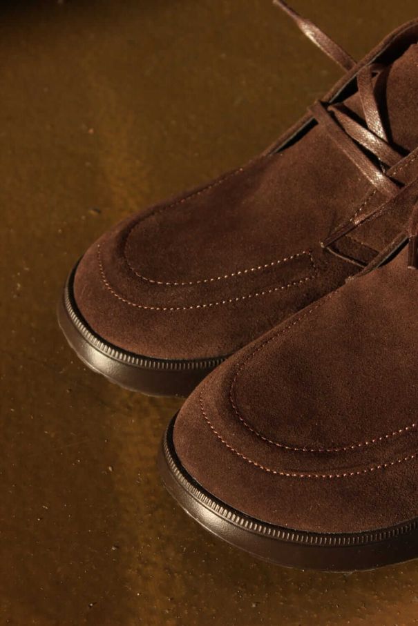 Клоги Terry шоколадні замшеві