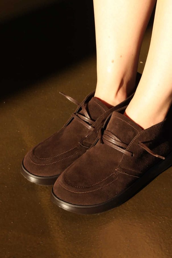 Клоги Terry шоколадні замшеві