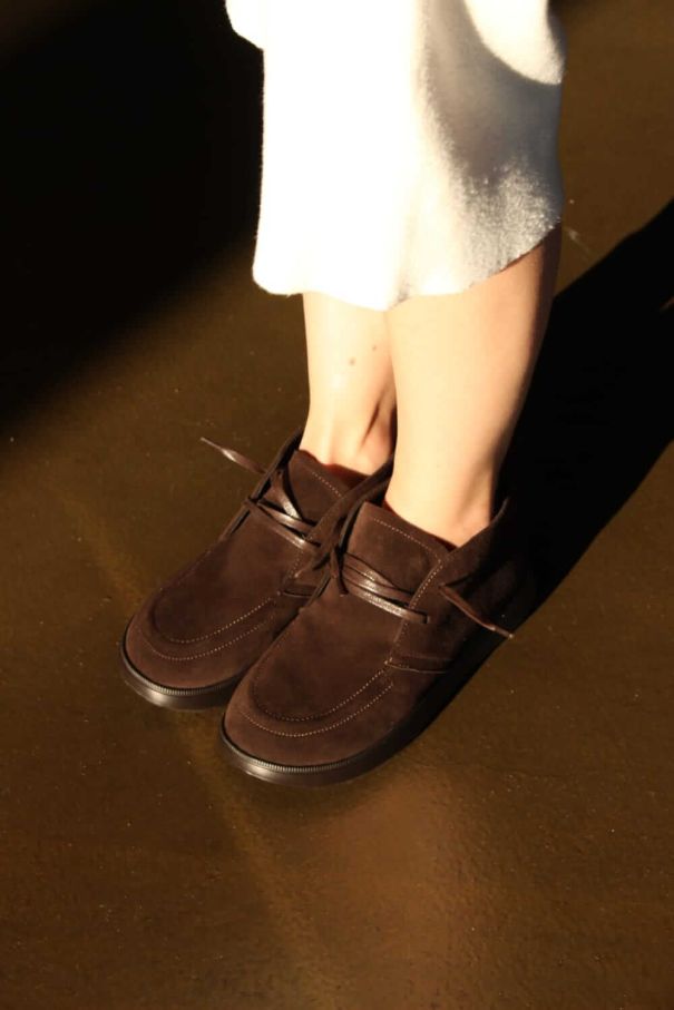 Клоги Terry шоколадні замшеві