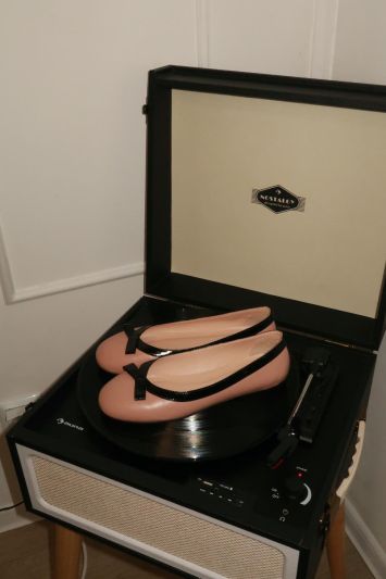 Балетки з бантиком